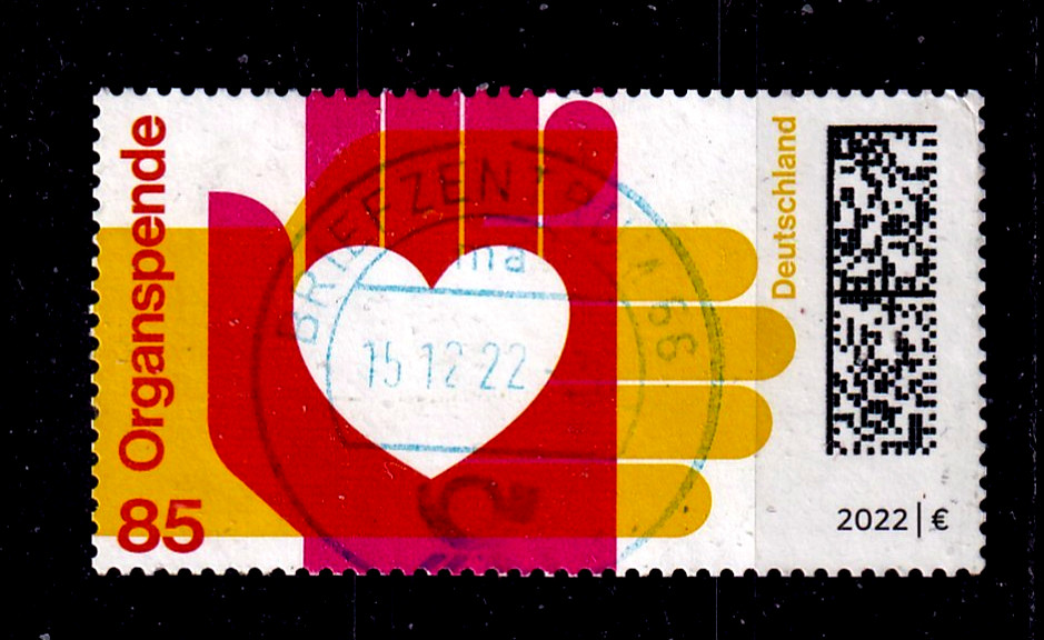 Germany Healthcare Hearts Hands Organs Organ Donation Michel 3693 Center 66