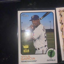 2022 Topps Heritage #83 Adolis Garcia - Texas Rangers