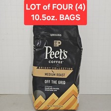 4 x 10.5oz. Peet’s Off the Grid GROUND Medium Roast Coffee *CLEARANCE/PLZ READ* 11.43 per pound