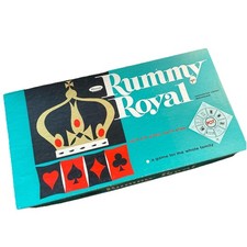 Vintage 1962 Whitman Rummy Royal Complete Table Size Card Game
