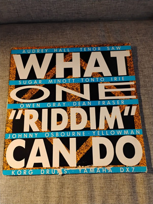 What One ''Riddim'' Can Do vinyl 1986 Germain DGLP 186 UK press Reggae Compilation