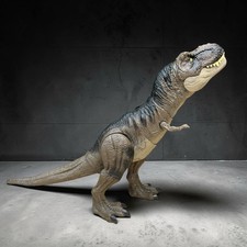 Jurassic World Dominion Thrash 'n Devour Tyrannosaurus Rex Biting Action  Sound