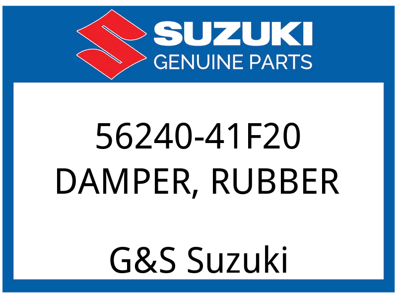 DAMPER, RUBBER
