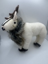 Reindeer Figurine, Cotton Faux Fur Holiday Decor