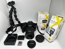 Canon EOS T6 Rebel 1300D 18MP DSLR Camera w/ 18-55mm IS STM Lens and more