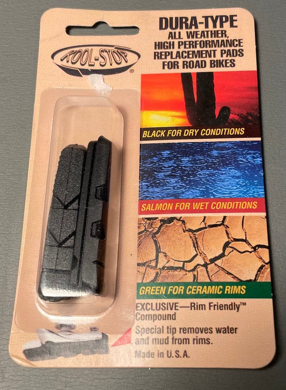 Kool Stop Dura 2 - Brake Pads Inserts - Black/Dry