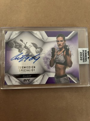 #ad #ad 2020 Topps UFC Striking Autographs Cortney Casey #SUS CCA Purple 73 99 $17.00