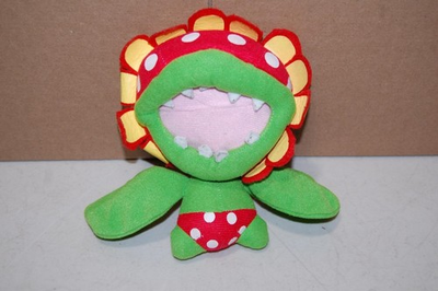 #ad 7quot; Piranha Plant 2011 Mario Party 8 Nintendo Hudson Soft Plush $29.89