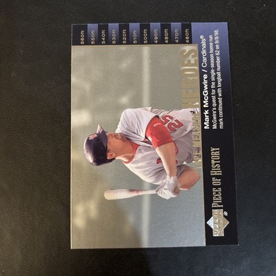 2002 Upper Deck Piece Of History - Tapemeasure Heroes Mark McGwire #TM5
