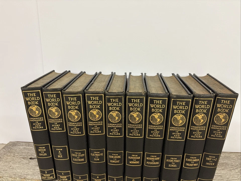 Complete Set of 10 The World Book Organized Knowledge in Story & Picture 1929 - Image 2 of 4