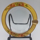 Vintage Floral Enamel, Metal & Glass Ashtray The Bucklers 5th Avenue Brand — photo 6