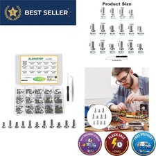 800pc Tiny Phillips Machine Screws M1-M1.7 Electronics Repair Kit