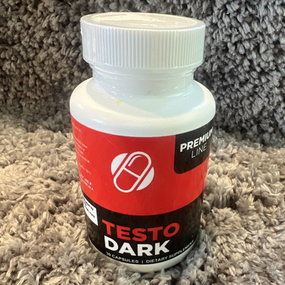 Testo Dark Premium Line Men s Health Supplement 30 Veg Caps Exp 6/2025