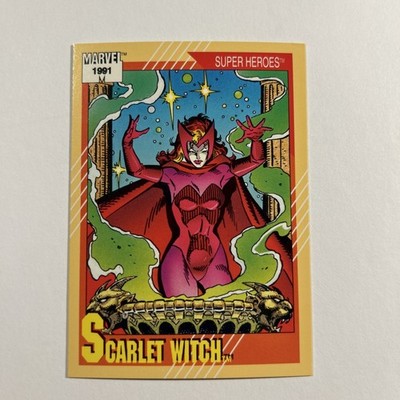 1991 Marvel Universe Scarlet Witch #26 Free shipping 