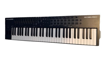 M-Audio Oxygen Pro 61-Key USB Midi Controller Keyboard with 16 Pads