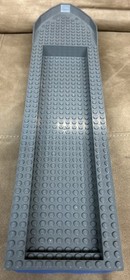 Lego City Police Blue Boat Hull Unitary 51 x 12 x 6 With Gray Top 7287 54100
