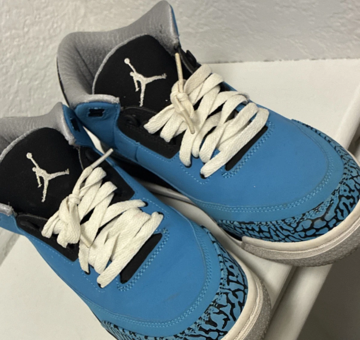 シューズ(男性用) AIR JORDAN 3 RETRO HIGH POWDER BLUE Jordan 3 Retro Powder Blue - огромный выбор по лучшим ценам | eBay