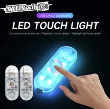 1pc Led Car Mini Touch Light Usb Rechargeable Interior Reading Ambient Lamp 1pc Led Car Mini Touch Light Usb Rechargeable Interior Reading Ambient Lamp