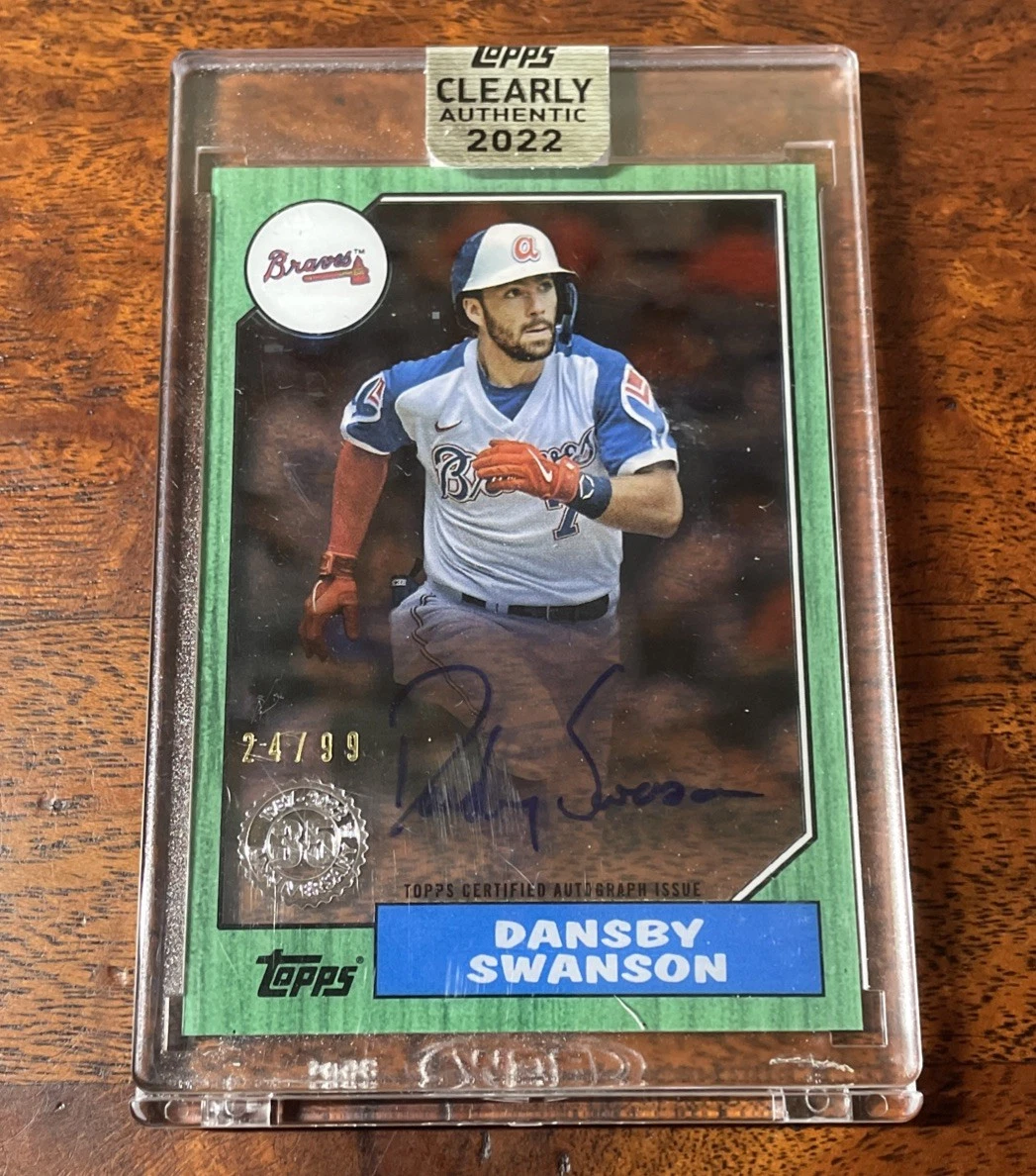 Dansby Swanson Baseball Serial Numbered Sports Trading Cards