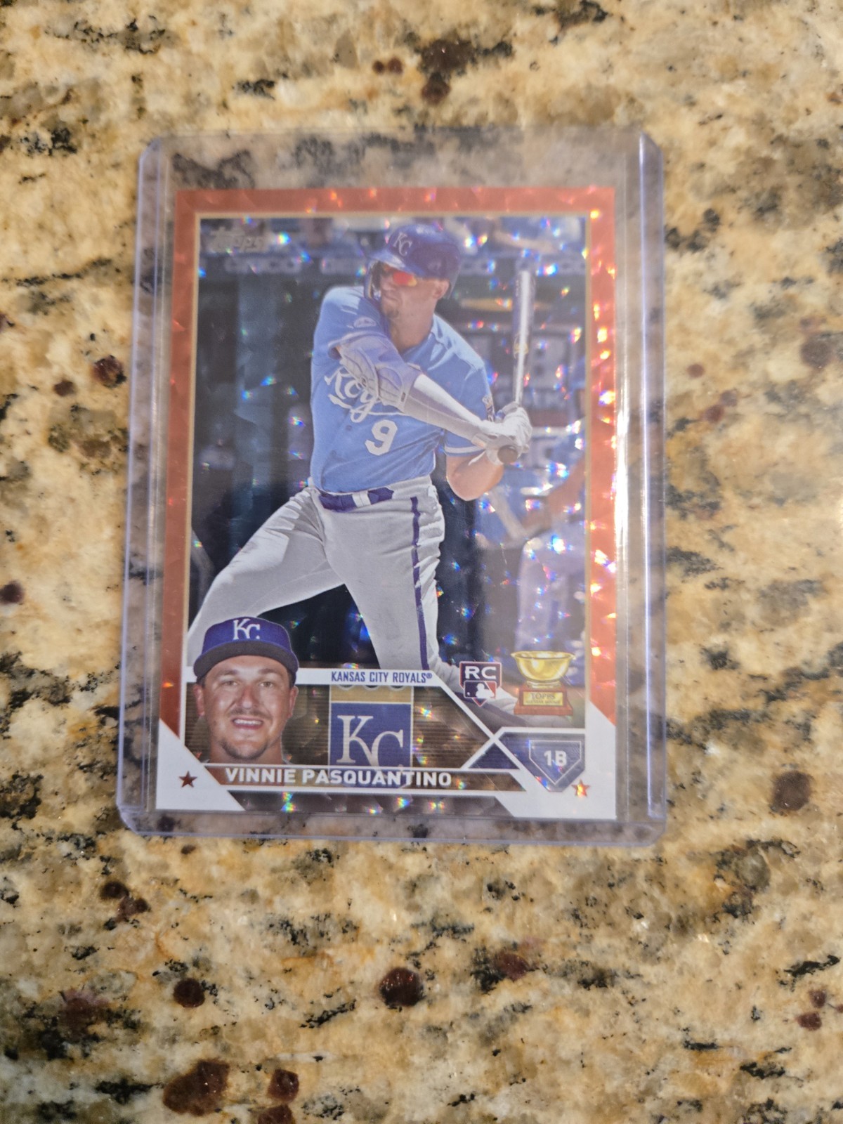 2023 Topps Vinnie Pasquantino Red Foil SP 160/199  #302 RC Royals