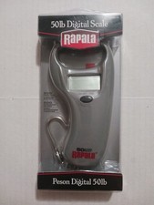 Báscula de pesca digital deportiva Rapala 50 lb/25 kg nueva en paquete