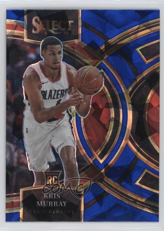 2023-24 Panini Select Premier Level Blue Cracked Ice Prizm Kris Murray #120 19ko