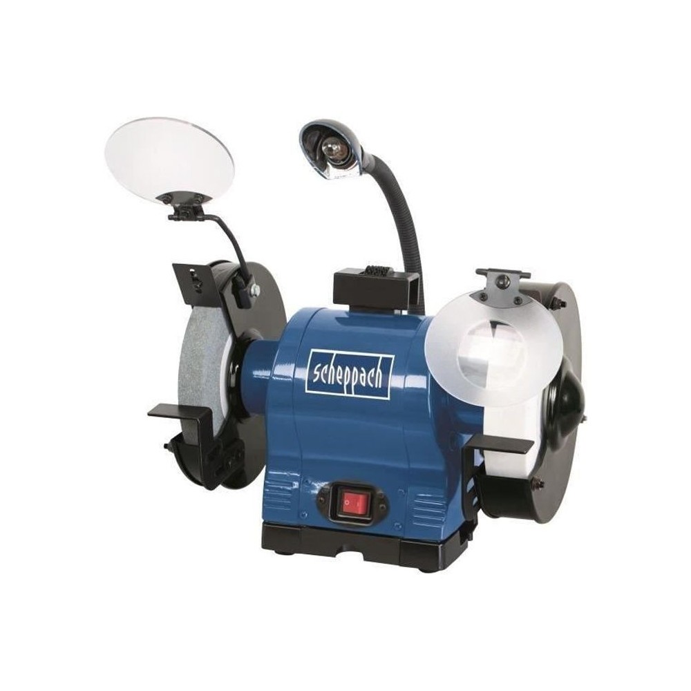 Touret à meuler SCHEPPACH BG200AL pour affûter sans vibration avec moteur 550W