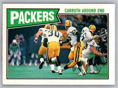 Paul Ott Carruth 1987 Topps Green Bay Packers #350