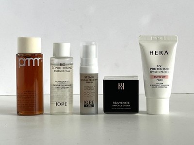Korean Skincare IOPE HERA PRMR Travel Trial Kit Essence Serum Ampoule Sunscreen