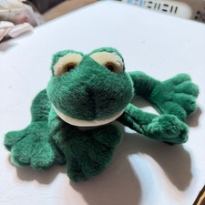 Russ Berrie Fleegle Frog Plush Vintage Green 12 Inch Stuffed Animal