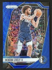 Dereck Lively II 2024-25 Panini Prizm Blue Wave Base /125 #214