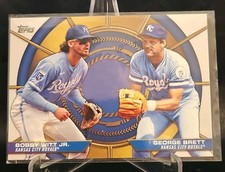 2025 Topps George Brett Bobby Witt Jr. Dynamic Duals #DD-1 Royals