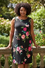 JH womens dress NEW sleeveless lightweight floral sz 20W retail $59 cottagecore