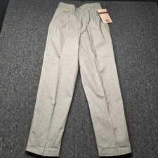 Vintage Lee Pleated Pants 12 Houndstooth Watch Pocket High Rise NWT Trousers