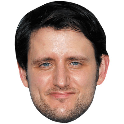 Zach Woods (Stubble) Celebrity Mask, Flat Card Face, Fancy Dress Mask