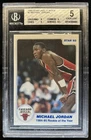 1985-86 Star LAST 11 R.O.Y Michael Jordan #1 Bulls BGS 5