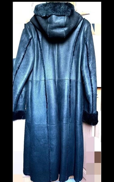 Women Baldinini Coat Black Suede 40 / L / 48
