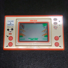 Nintendo Game and Watch Mickey Mouse Egg Handheld Wide Screen MC-25 1981 Retro