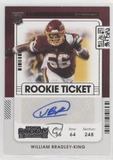 2021 Panini Contenders Rookie Ticket William Bradley-King #253 Auto pe8