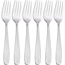 Dinner Forks Spoons Knives Set Stainless Steel Flatware Polished