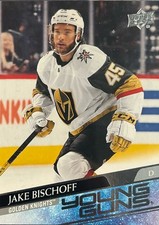 2020 UPPER DECK #713 JAKE BISCHOFF YOUNG GUNS ROOKIE