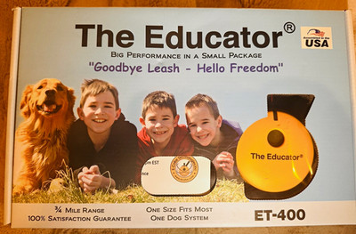 E-Collar Technologies Educator ET-400 3/4 Mile Dog Trainer NEW SEALED