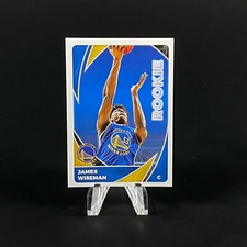 2021 Panini NBA Sticker #337 James Wiseman RC Golden State Warriors Perfect!
