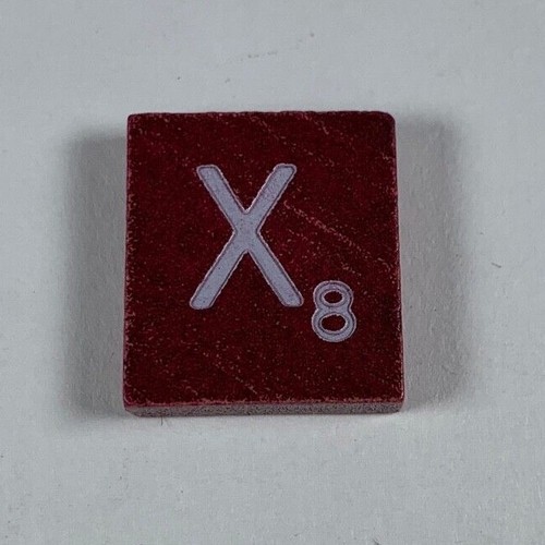 Gioco Scarabeo Vintage Edizione Deluxe Pezzi di Ricambio Piastrelle Legno Marrone/Rosso - Foto 30 di 59