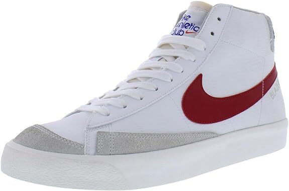 Мужской блейзер Nike MID 77 Белый/Спортивный красный-LT Smoke Grey (DH7694 100) - 9