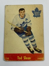 1955 Parkhurst #10 Tod Sloan Toronto Maple Leafs (FC1)