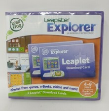 Leapfrog Leapster Explorer Leaplet Download Cards 2 In Pack
