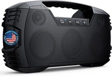 Altavoz Bocinas Bluetooth v5.0 Grandes Para Fiestas Con Radio FM USB Inalambrica