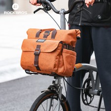 ROCKBROS Folding Bike Handlebar Bag Backpack for Brompton High-Capacity 10L