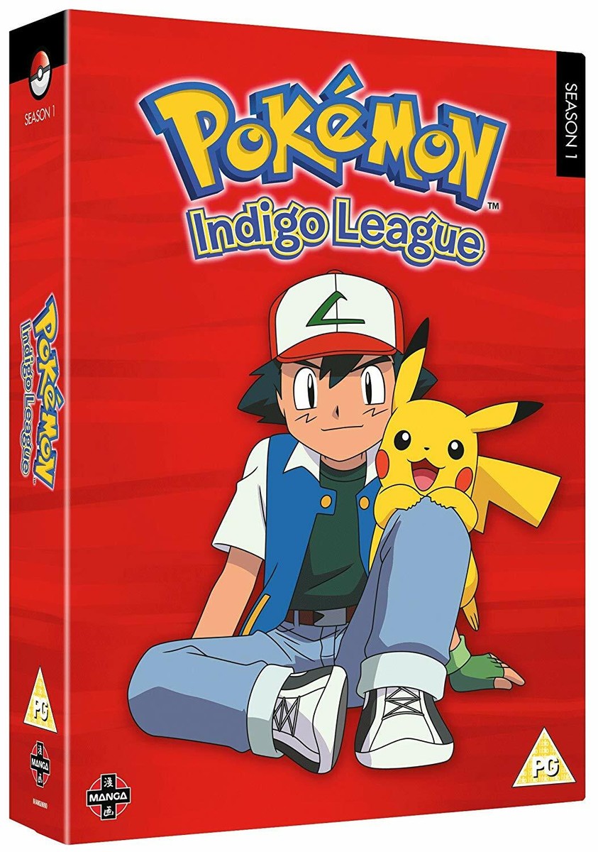 POKEMON INDIGO LEAGUE COMPLETE SERIES 1 DVD 1st First Season One